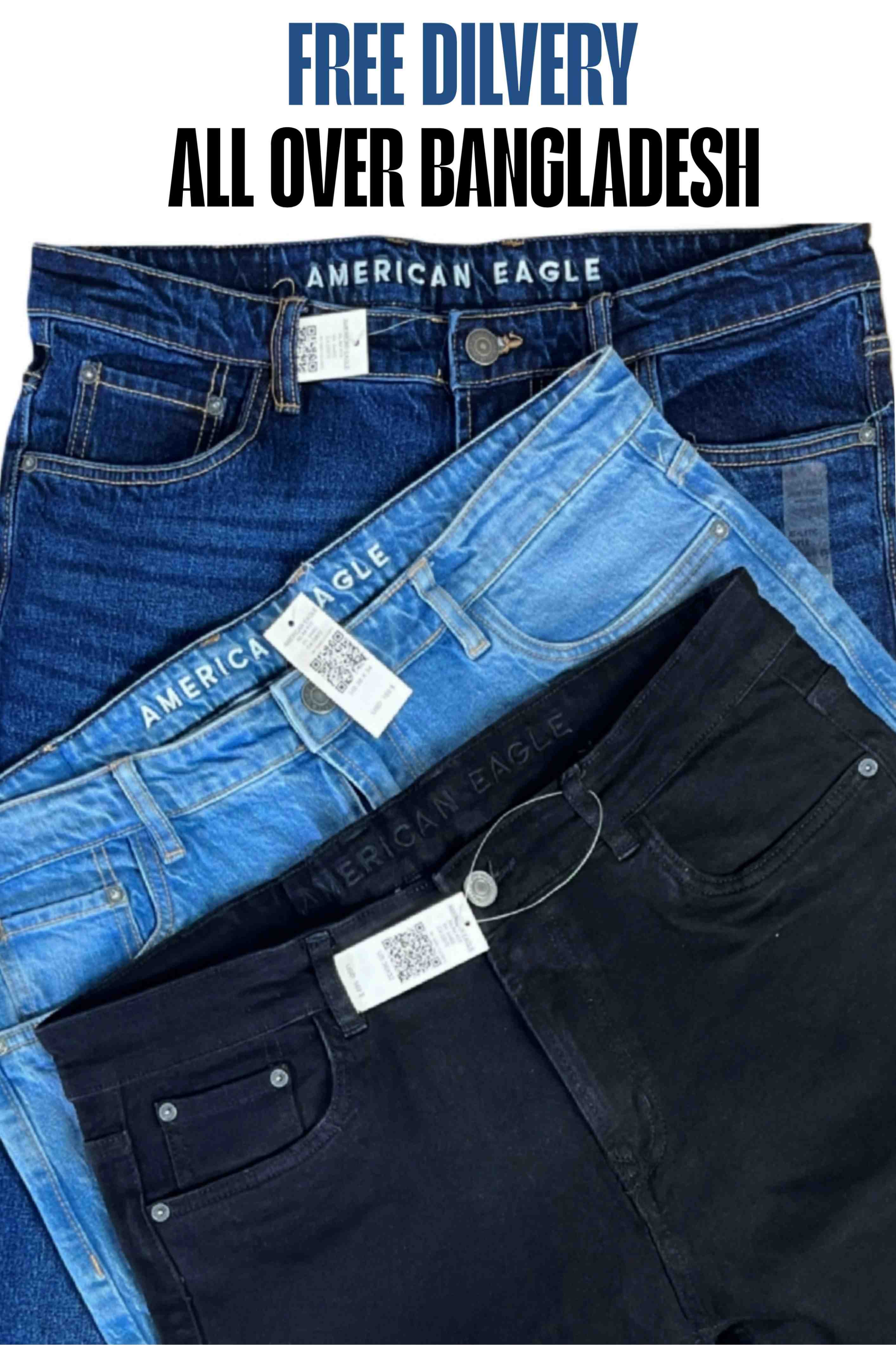 3 pis combo American eagle denims