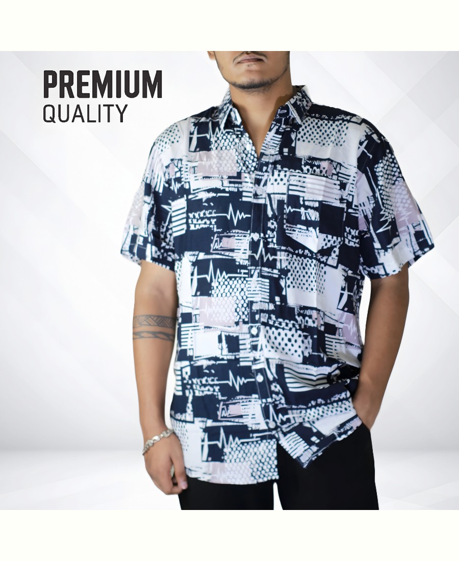 Urban Pulse – Monochrome Vibe Shirt
